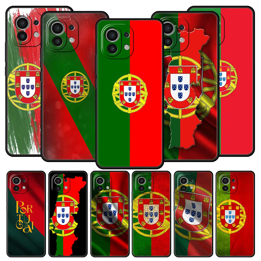 Coque de téléphone Portugal, étui souple pour Xiaomi Mi 17 15T 15 14 14T 13T 12T Pro 12 13 Lite 5G 11T Poco X6 X7 X5 Pro