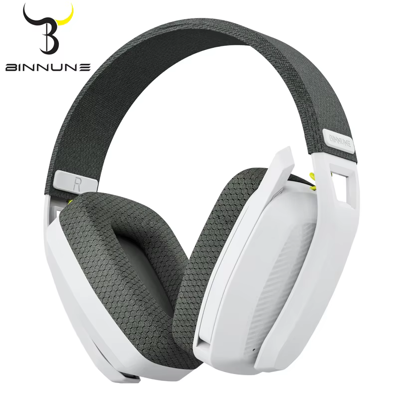 BINNUNE BW06 casques Bluetooth Gamer avec micro pour PS5 PS4 PC Mac Playstation casque de jeu sans fil 2.4GHz avec Microphone