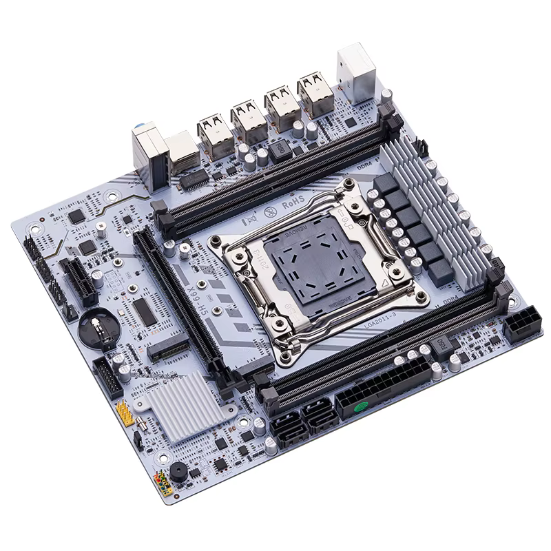 QIYIDA X99 Kit de carte mère LGA2011-3 Xeon E5 2680 V4 DDR4 16GB (2x8gb) PC4 SATA PCI16x3.0 NVME M.2 ordinateur de jeu