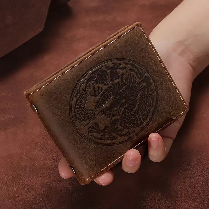 porte carte en cuir véritable pour hommes, planificateur de conduite, porte-cartes, portefeuille de voiture, qualité supérieure, 8.2x10.5cm