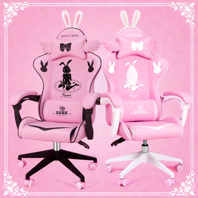 Chaise de jeu rose de haute qualité pour filles