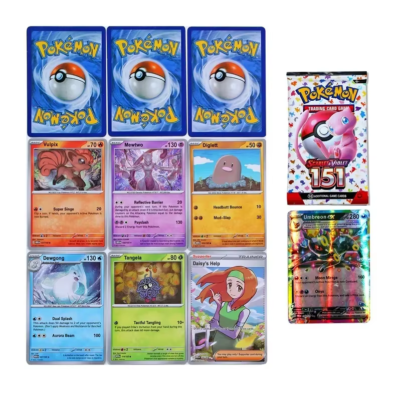 Cartes Pokémon v10 HOT - Pack Booster Destined Rivals Prismatic Evolutions Scarlet Violet 151 - Cartes Booster Anglaises ME02 - Cadeaux