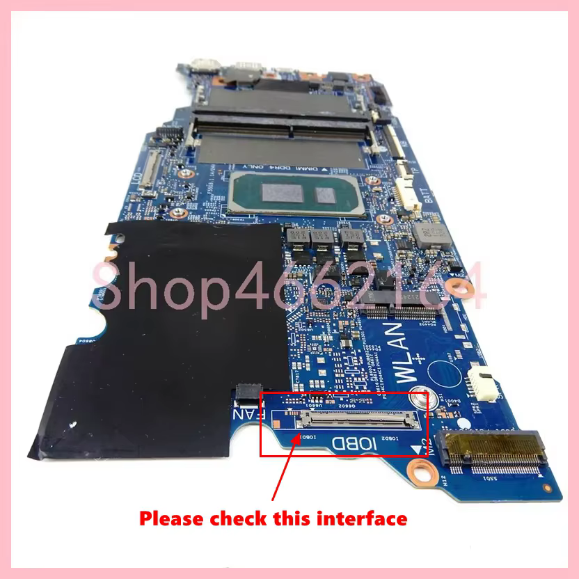 213108-1 avec i7-11390H CPU carte mère d'ordinateur portable pour DELL Inspiron 14 5410 5418