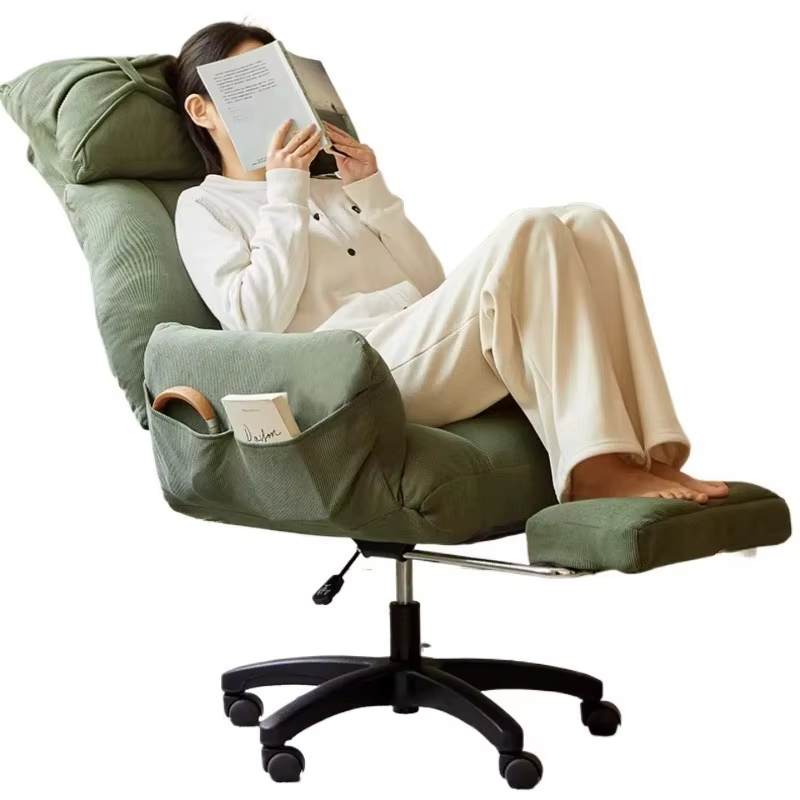 Chaises de canapé confortables à siège long, chaises pouf, chaises de jeu, tabouret de bureau de chambre à coucher, doux et confortables