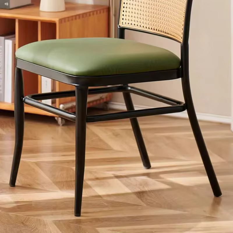 Chaises de salle à manger rustiques en rotin, design unique et tendance, style vintage, chaise individuelle pour ordinateur, mobilier de cuisine et de bureau, ameublement domestique essuyable