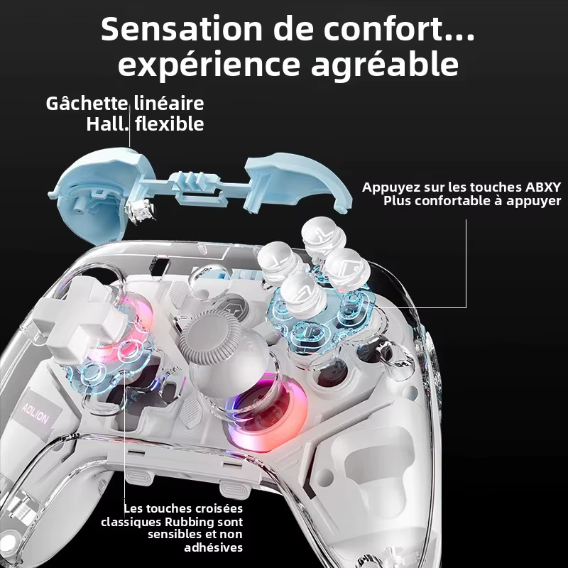 Contrôleur de jeu Aolion K10 avec station de chargement