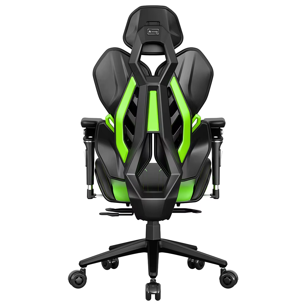 Chaise de jeu ergonomique pivotante en cuir de haute qualité avec fonctions de refroidissement