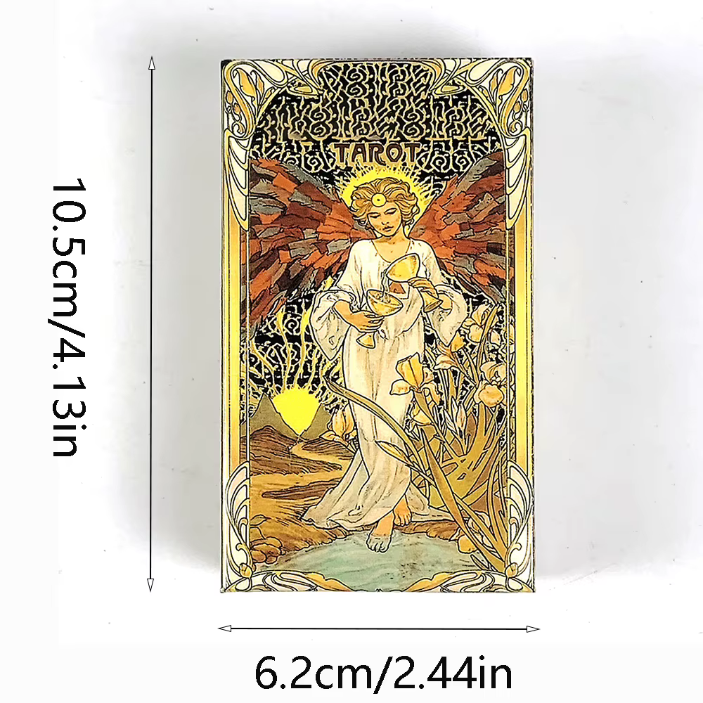 Jeu de cartes de Tarot A 78 cartes, jeu de cartes de Divination occulte classique pour débutants, idéal pour la Divination, la méditation et le cadeau