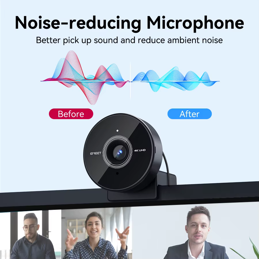 Webcam EMEET 4K avec autofocus