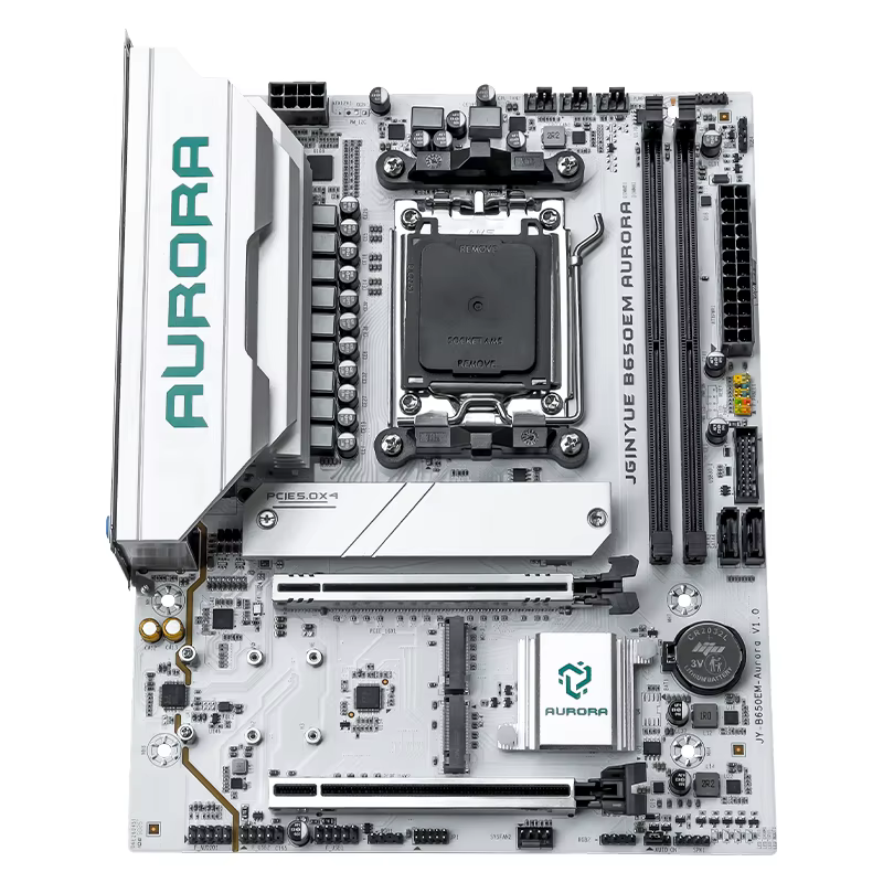 JGINYUE B650M AURORA nouvelle carte mère M-ATX pour AMD ® Ryzen 7/8/9000 série ordinateur de bureau DDR5 RAM PCIe5.0