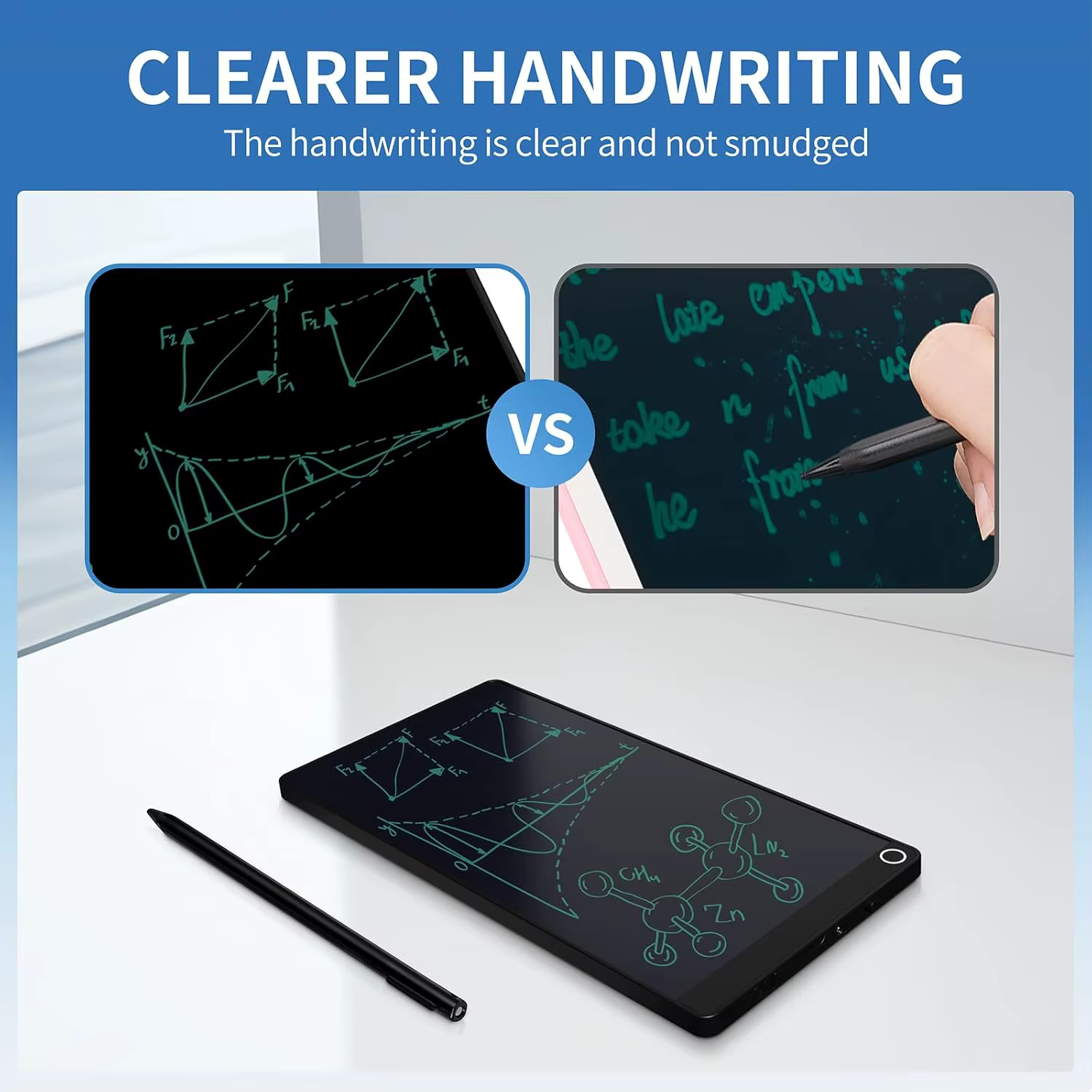 Tablette d'écriture LCD plein écran de 6,5 pouces, bloc-notes numérique portable, conception de poche légère, idéale pour le dessin de croquis créatif