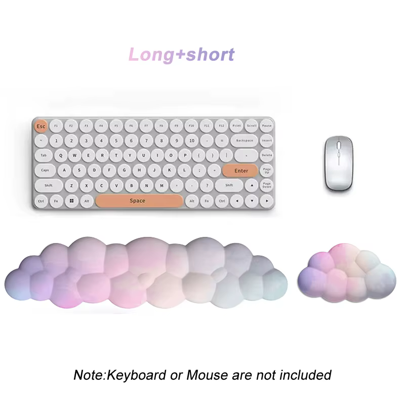 Tapis de clavier de jeu dégradé nuage