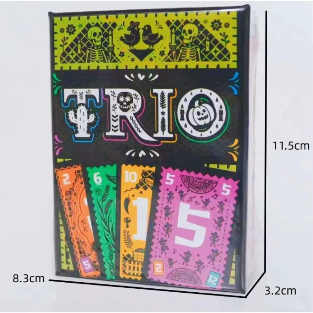 Jeu de cartes stratégique TRIO, jeu de société amusant pour la famille et les amis, 3 à 6 joueurs, jouet de divertissement pour soirée de jeux