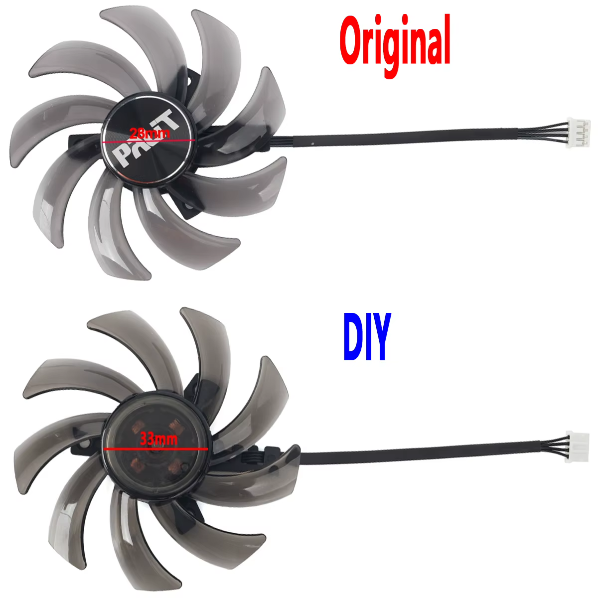 Ventilateur de refroidissement de carte graphique Palit, 85mm FDC10H12S9-C 12V, pour GTX 1660 Ti Super RTX 2060 2070 RTX2060 Dual OC