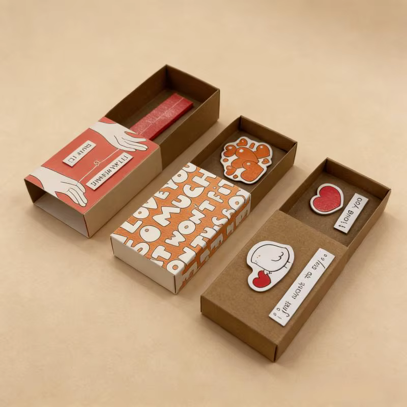 1 pièce, boîte à messages romantique « Je t'aime », cadeau fait main, carte pour la Saint-Valentin, anniversaire, mariage, surprise pour elle/lui 