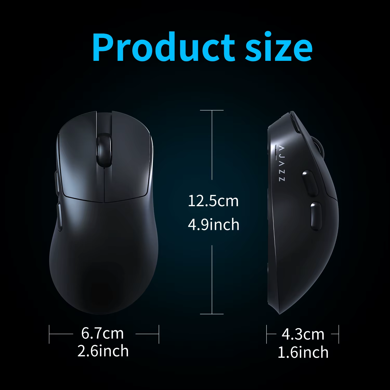 AJAZZ AJ179 V2 MAX Souris de jeu sans fil E-Sport