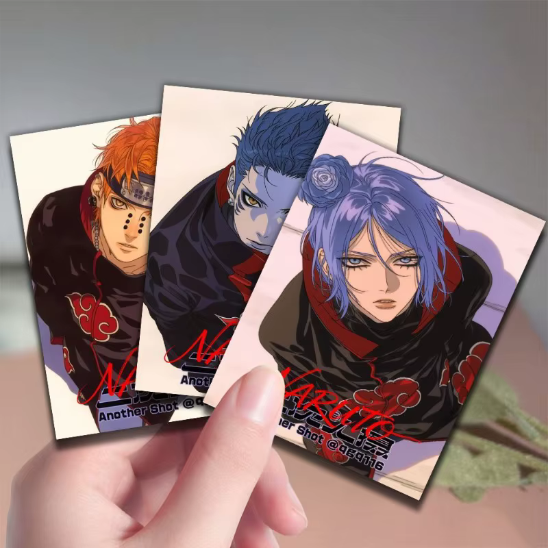Cartes Naruto Sasuke Uchiha et Uzumaki, dessin animé Naruto, mignon, nouveau, créatif, mode, personnalité, marque-page portable de haute valeur, cadeau
