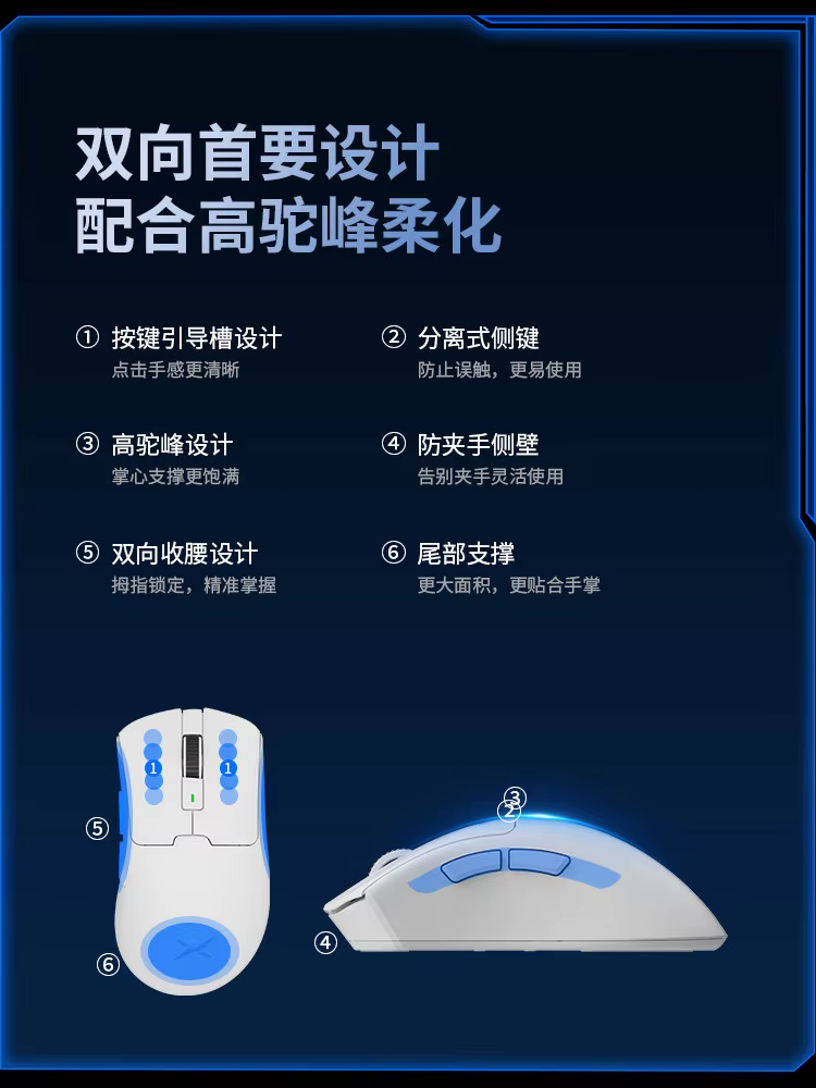Souris de jeu Delux M900 Pro V2 PAW3395