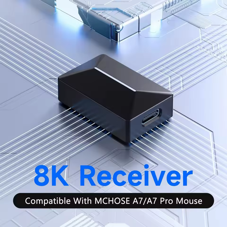 MCHOSE nouvellement mis à niveau A7 V2 Pro/Ultra souris de jeu Tri-Mode sans fil e-sports