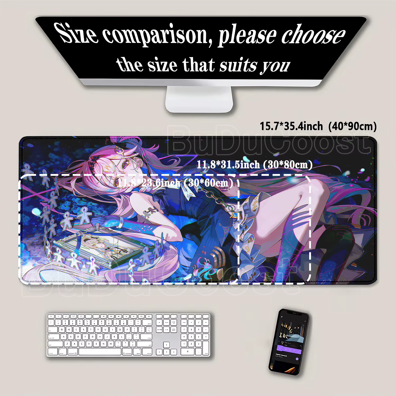 Nouveau tapis de souris Gaming Zenless Zone Zero 900x400mm