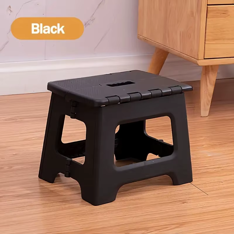 Tabouret pliant portable et tendance, structure durable, adapté à une utilisation intérieure et extérieure, un indispensable pour la maison