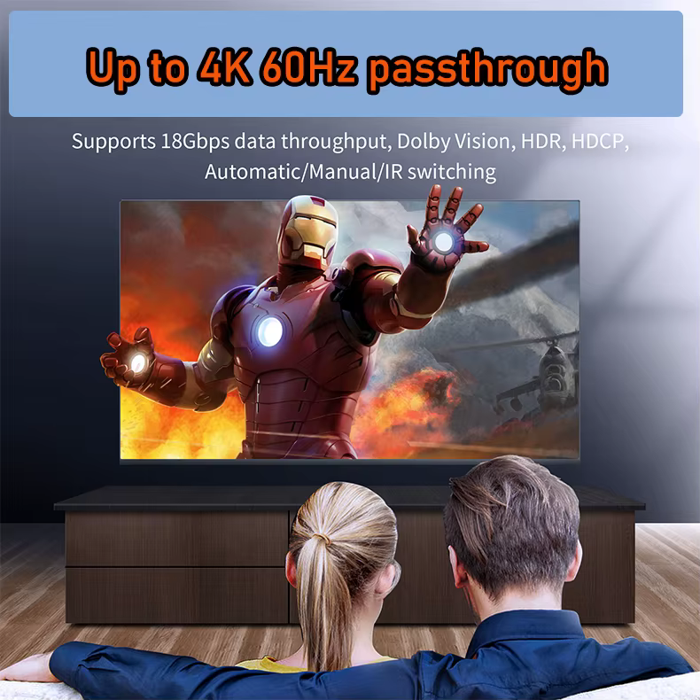 Commutateur HDMI 2.1 4K 120Hz 4K 60Hz