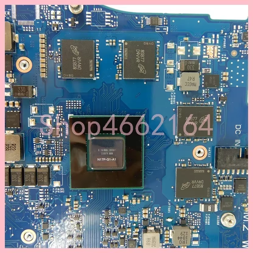 Carte mère VULCAN17_N17P avec processeur I5-8300H I7-8750H
