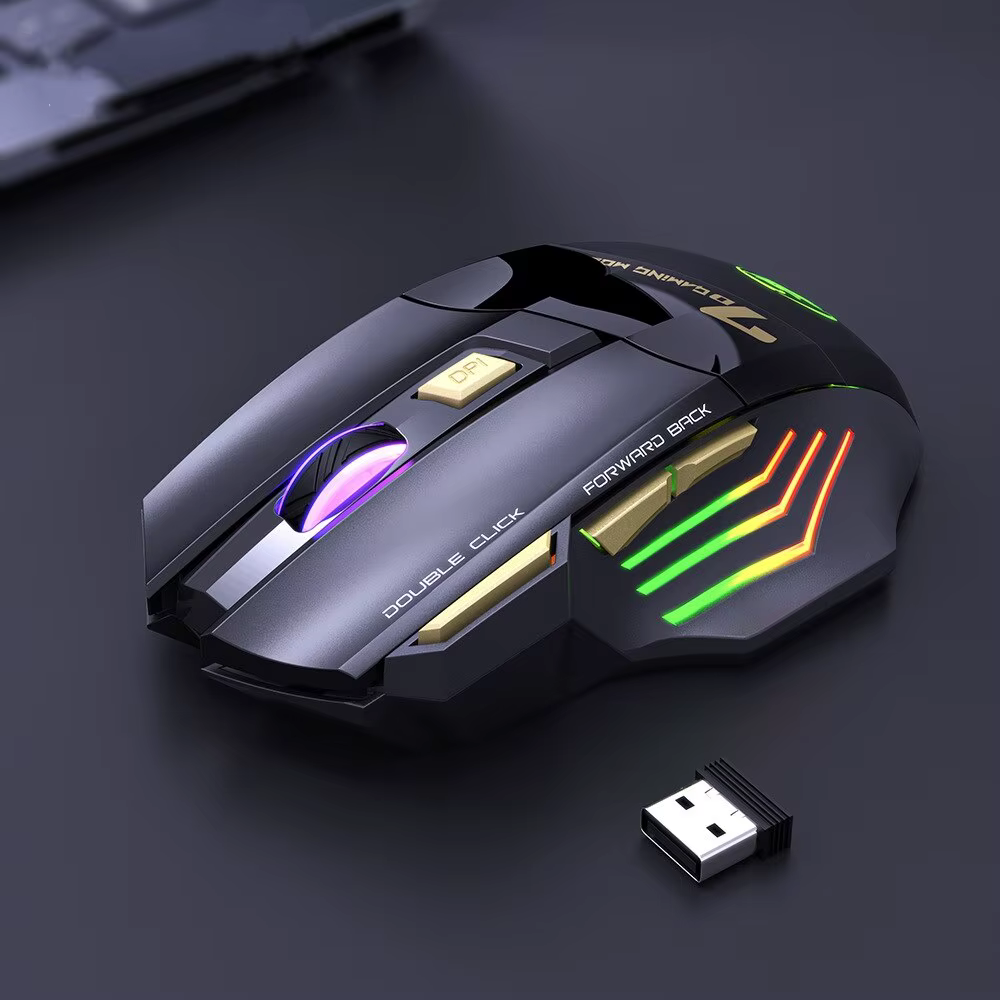 Souris de jeu sans fil USB IMICE GW-X7 3200 ug I mode touristes Rechargeable 7 prédire 2.4 mesurz