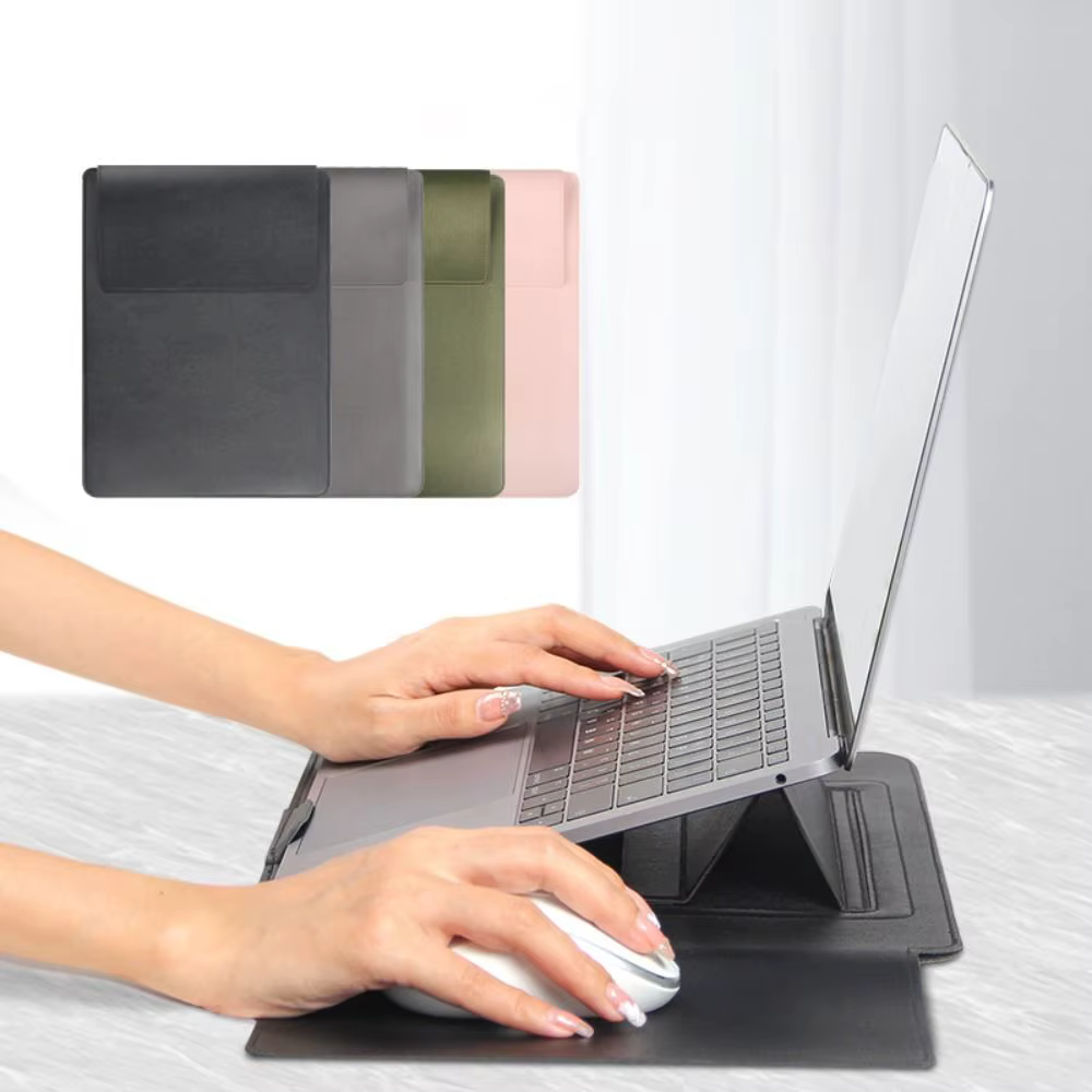 Housse pour ordinateur portable avec support réglable de 13 à 15 pouces