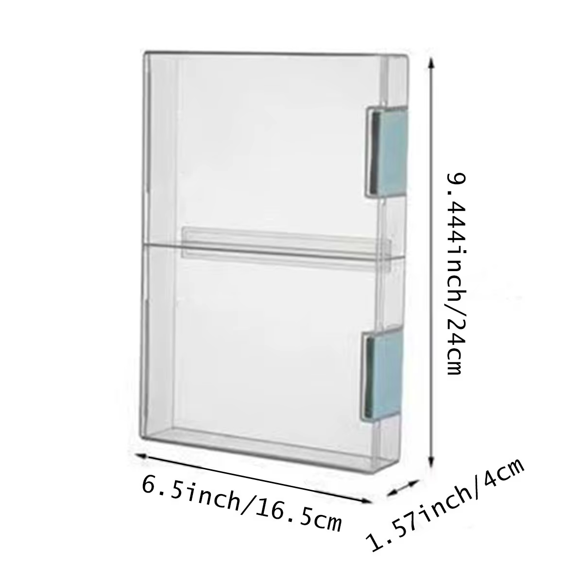 Boîte de rangement en plastique grande capacité pour cartes postales, organiseur de photos divisé, étui pour photos et autocollants, fournitures de rangement de bureau