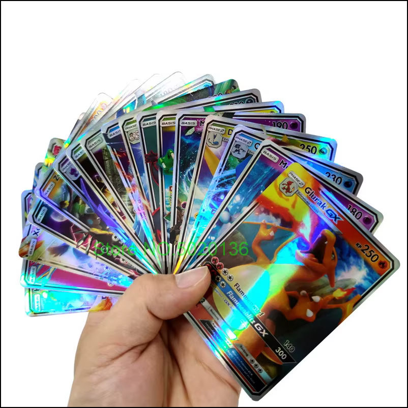 Cartes Pokémon allemandes Vstar Vmax GX édition limitée, cartes holographiques brillantes arc-en-ciel Arceus Pikachu Charizard, cadeau pour enfants