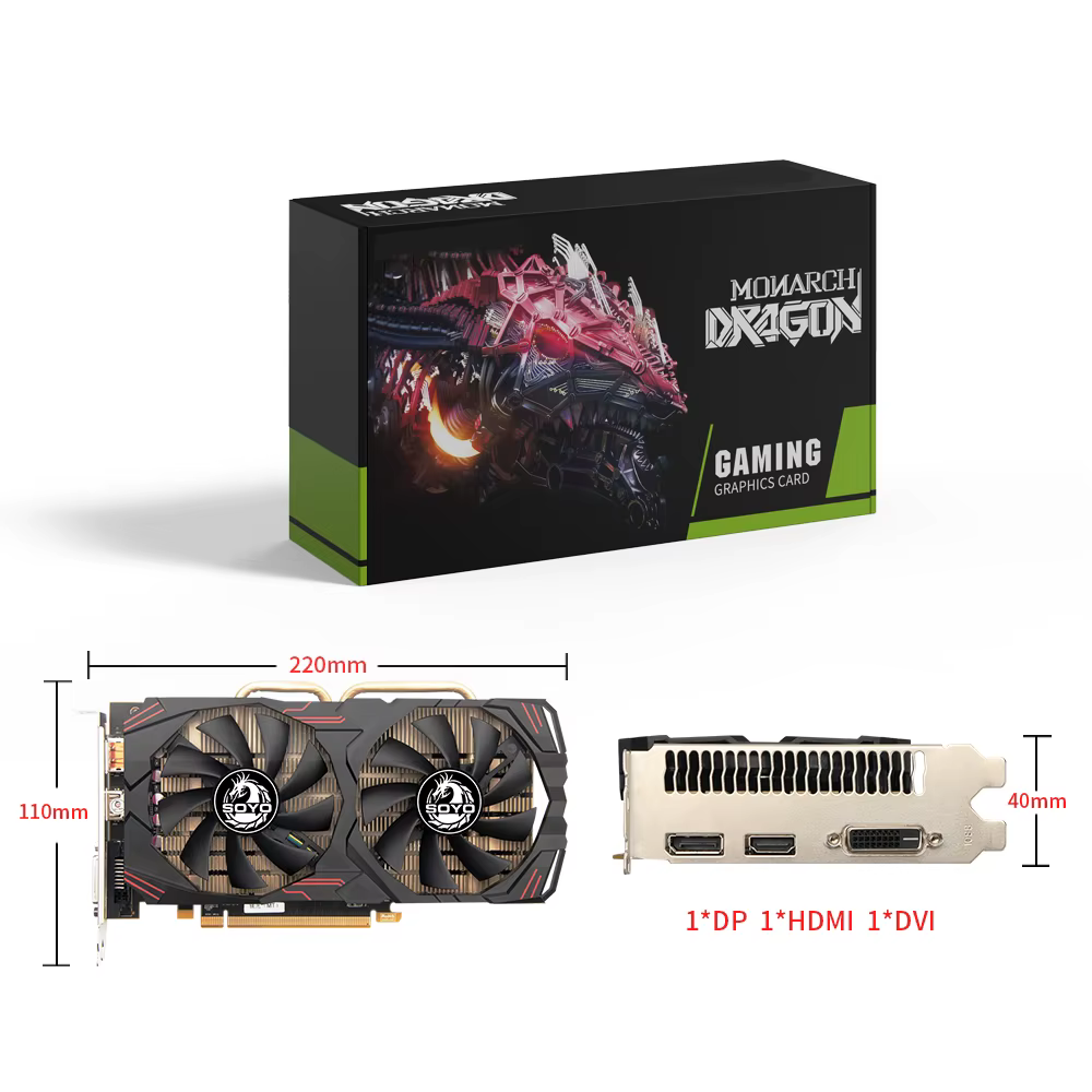 Cartes graphiques AMD SOYO Radeon RX580 8G GDDR5