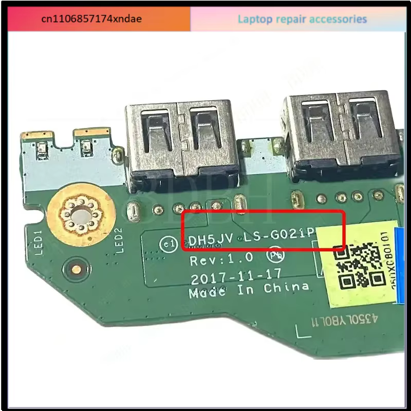 Carte audio USB d'origine pour ordinateur portable Acer Aspire 3 Nitro 5 AN515-42 DH5JV LS-G021P REV : 1.0 LIVRAISON RAPIDE