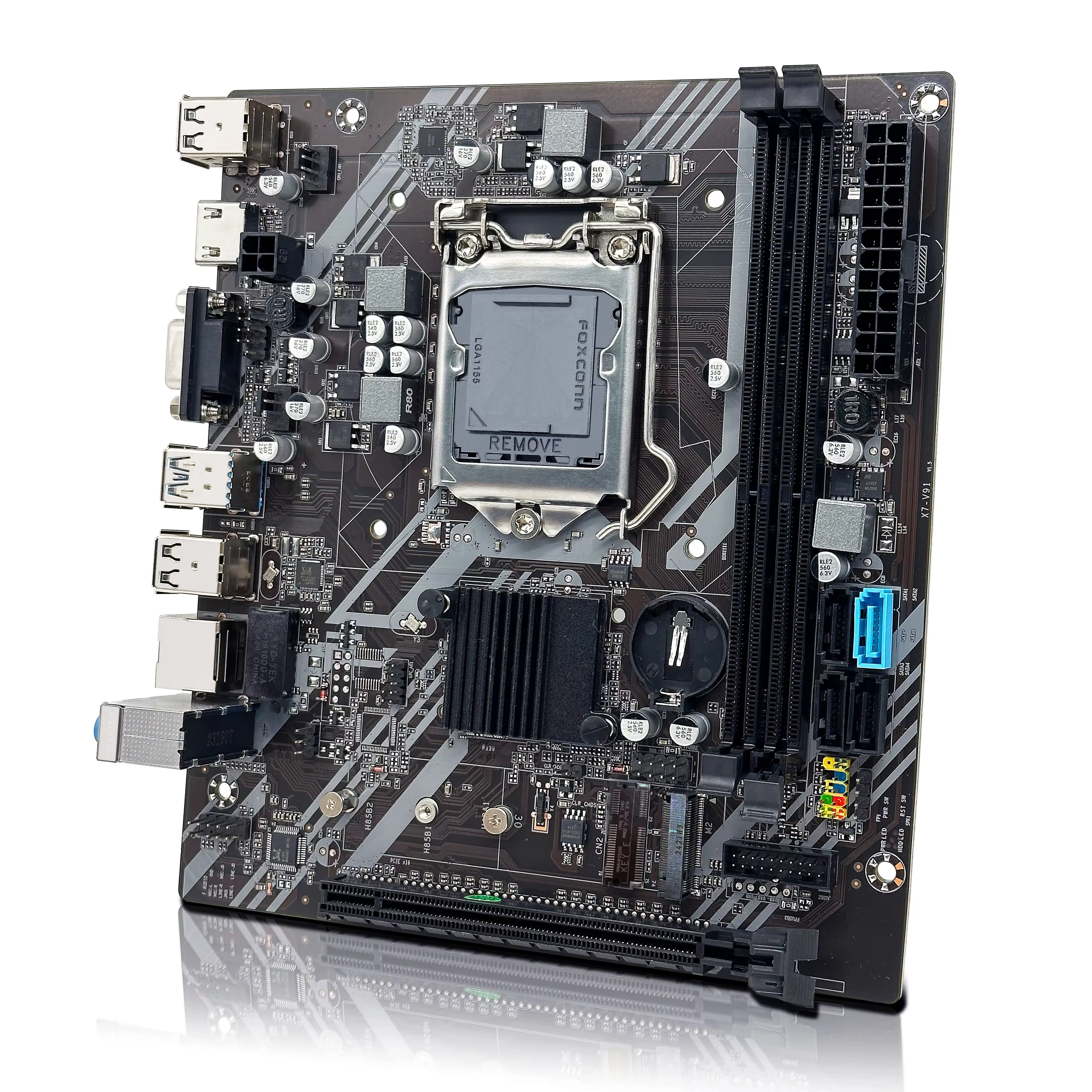 ZSUS B75 carte mère LGA 1155 cartes mères de bureau prenant en charge la RAM DDR3 avec Interface NVME M.2 USB3.0 SATA3.0
