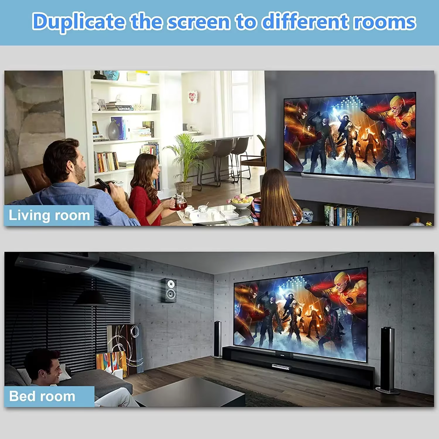 Répartiteur HDMI 4K x 2K 1 entrée 2 sorties 1080P 60Hz