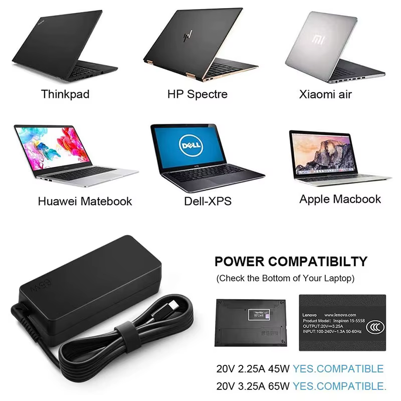 Chargeur pour ordinateur portable Lenovo ThinkSub bronchCarbon X270