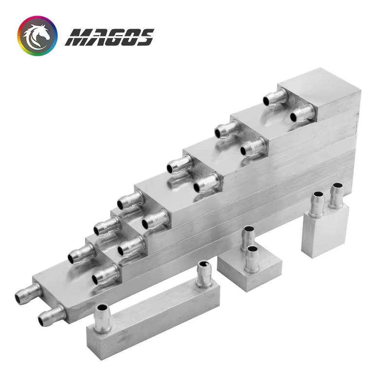 Radiateur de refroidissement à eau en aluminium pour processeur