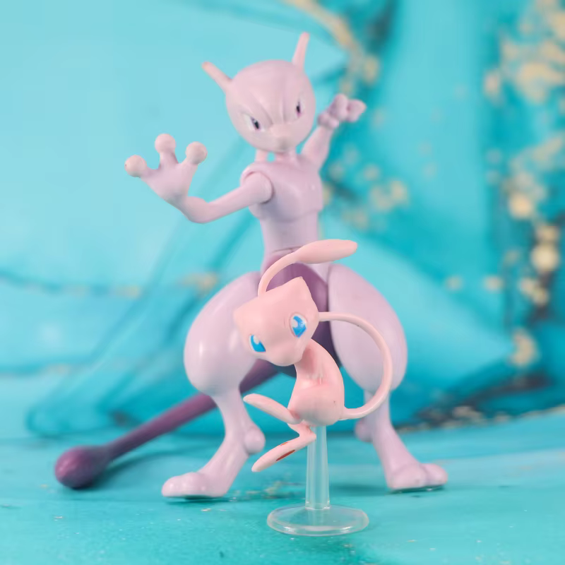 Figurine de collection WCT Pokemon Mew Mewtwo, jouet pour les fans, cadeau de festival