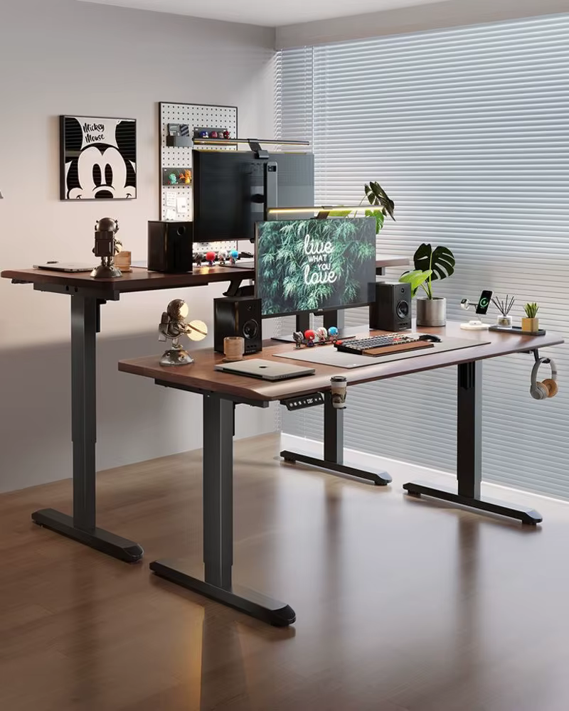 Pieds de bureau de jeu réglables en hauteur avec fonction de rappel de position sédentaire, pieds de table élévatifs électriques intelligents
