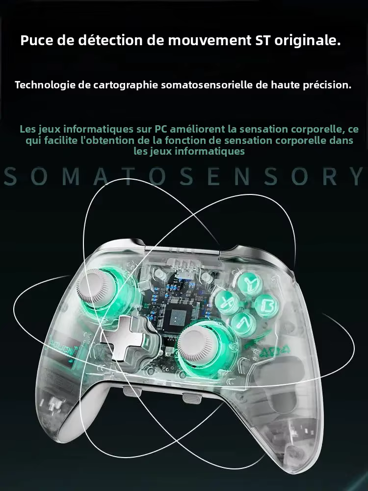 Coque de joystick K20TMR pour console de jeu rétro Switch 2/1