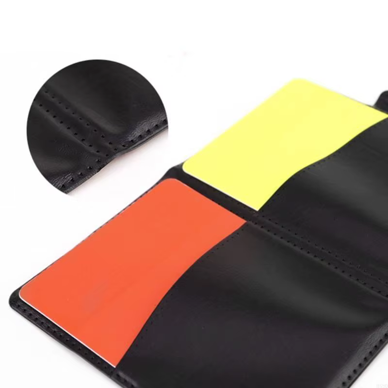 Cartes d'arbitre, jeu cartes jaunes rougeur d'arbitre football sportif, jeu cartes d'avertissement d'éjection
