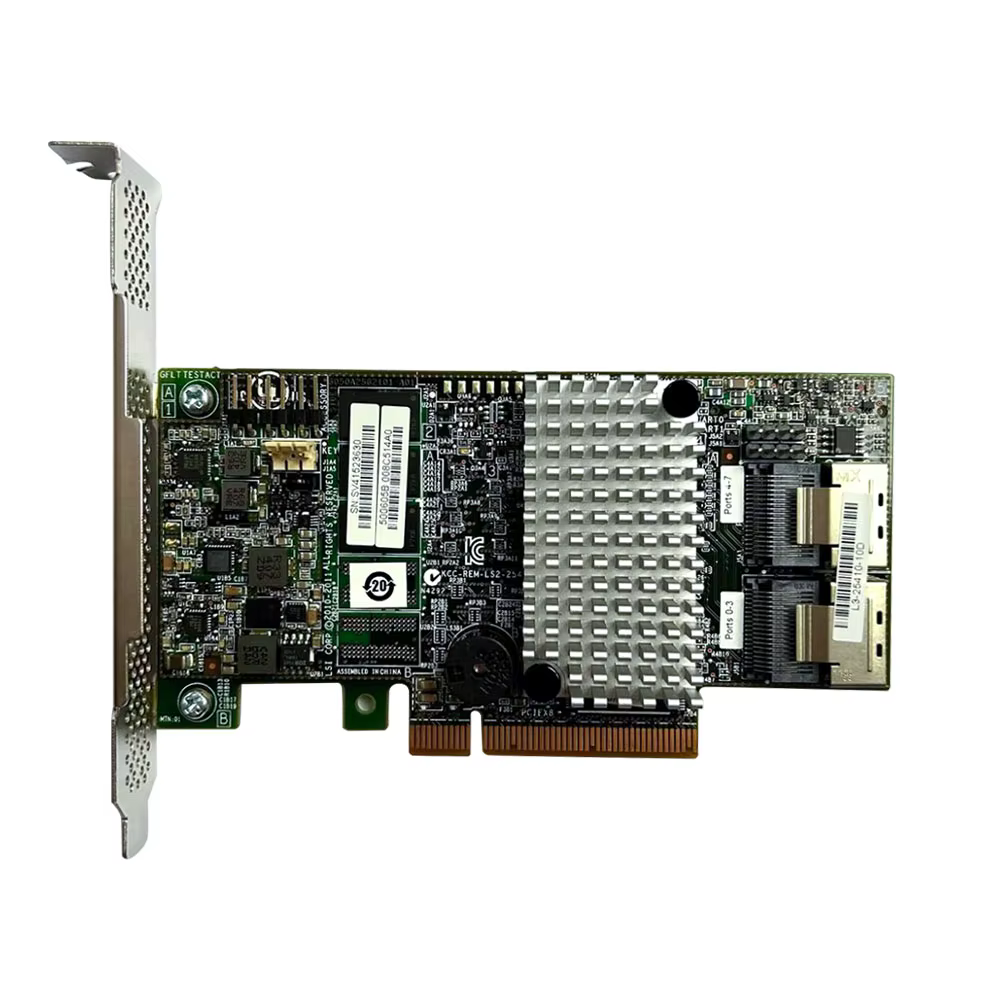 Original LSI MegaRAID SAS 9267-8i 9272-8i tableau intelligent 6GB avec 512M Cache carte contrôleur LSI9267-8i LSI9272-8i