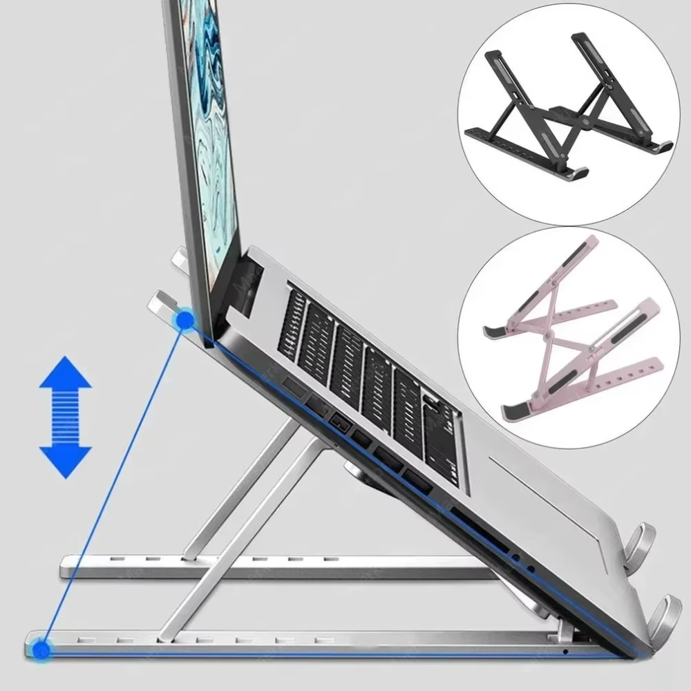 Support pliable pour ordinateur portable en matériau ABS