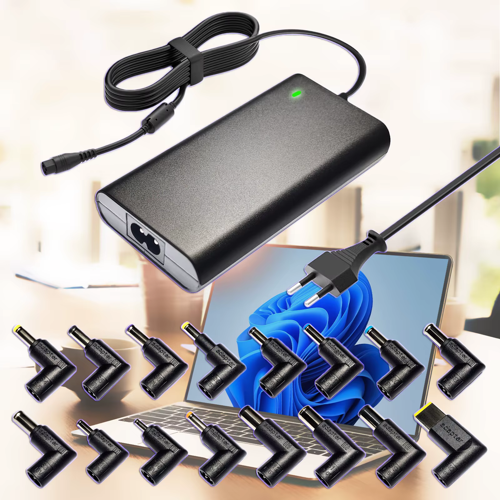Chargeur universel pour ordinateur portable 65W