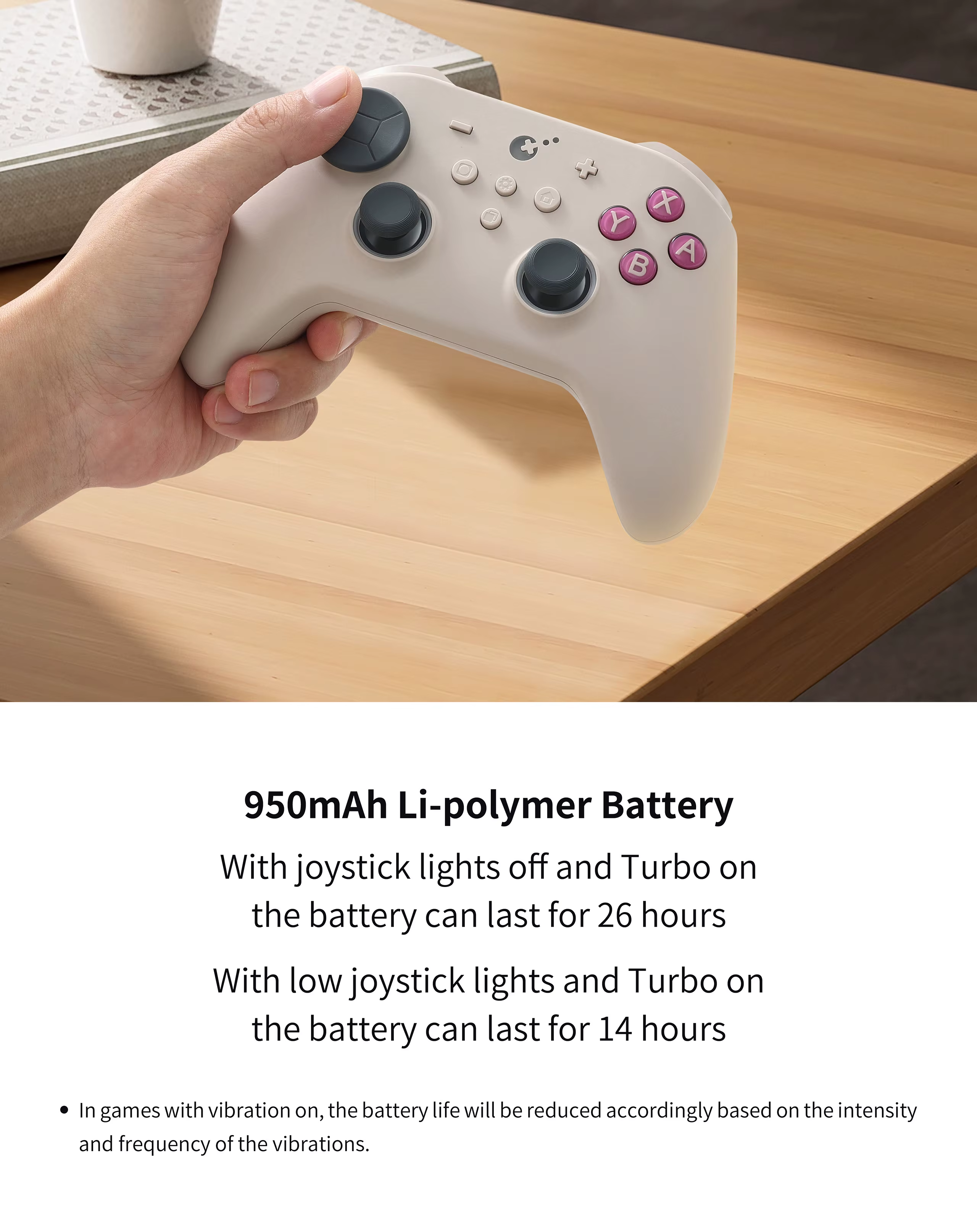 Manette de jeu GuliKit TT Pro avec joysticks TMR