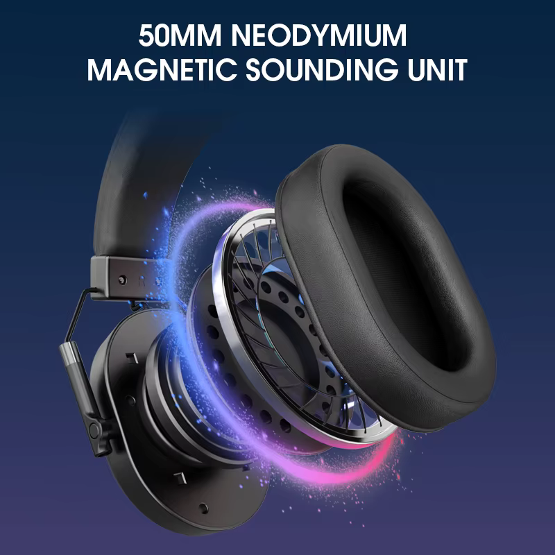 LDON casque de jeu sans fil pour PS5 PS4 Bluetooth 2.4GHz