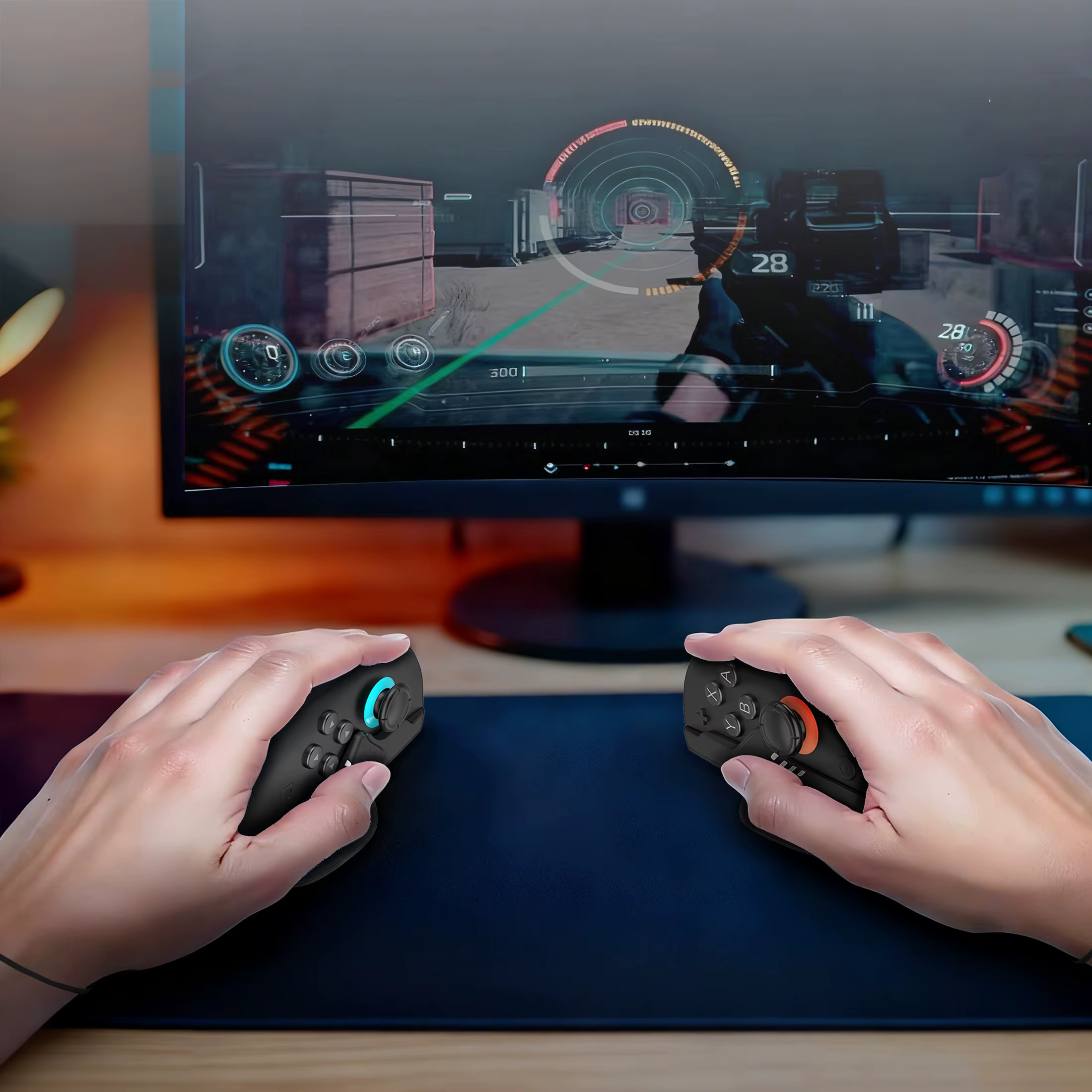 Switch 2 Joy-Con Gaming Mouse Grip – Accessoire de manette ergonomique pour réduire la fatigue pendant une session de jeu prolongée