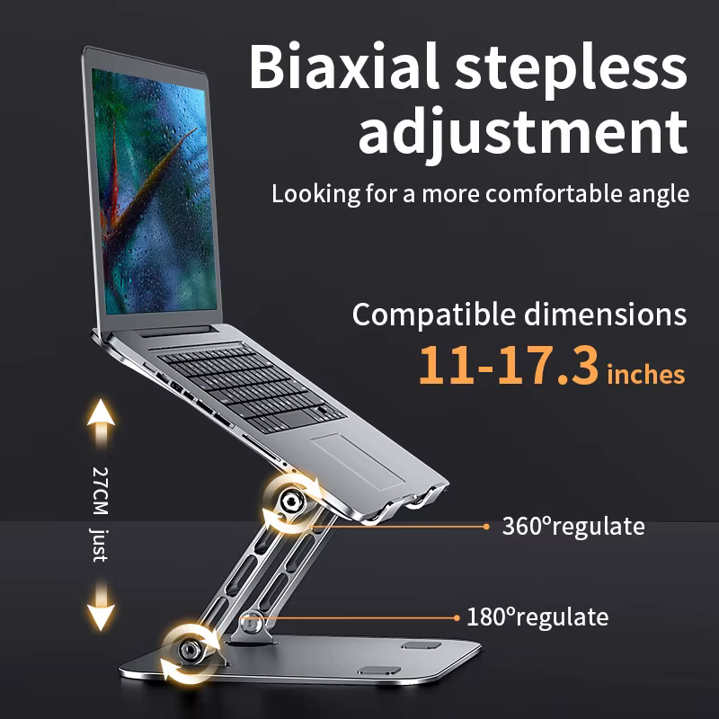 Support de tablette de téléphone réglable en alliage d'aluminium