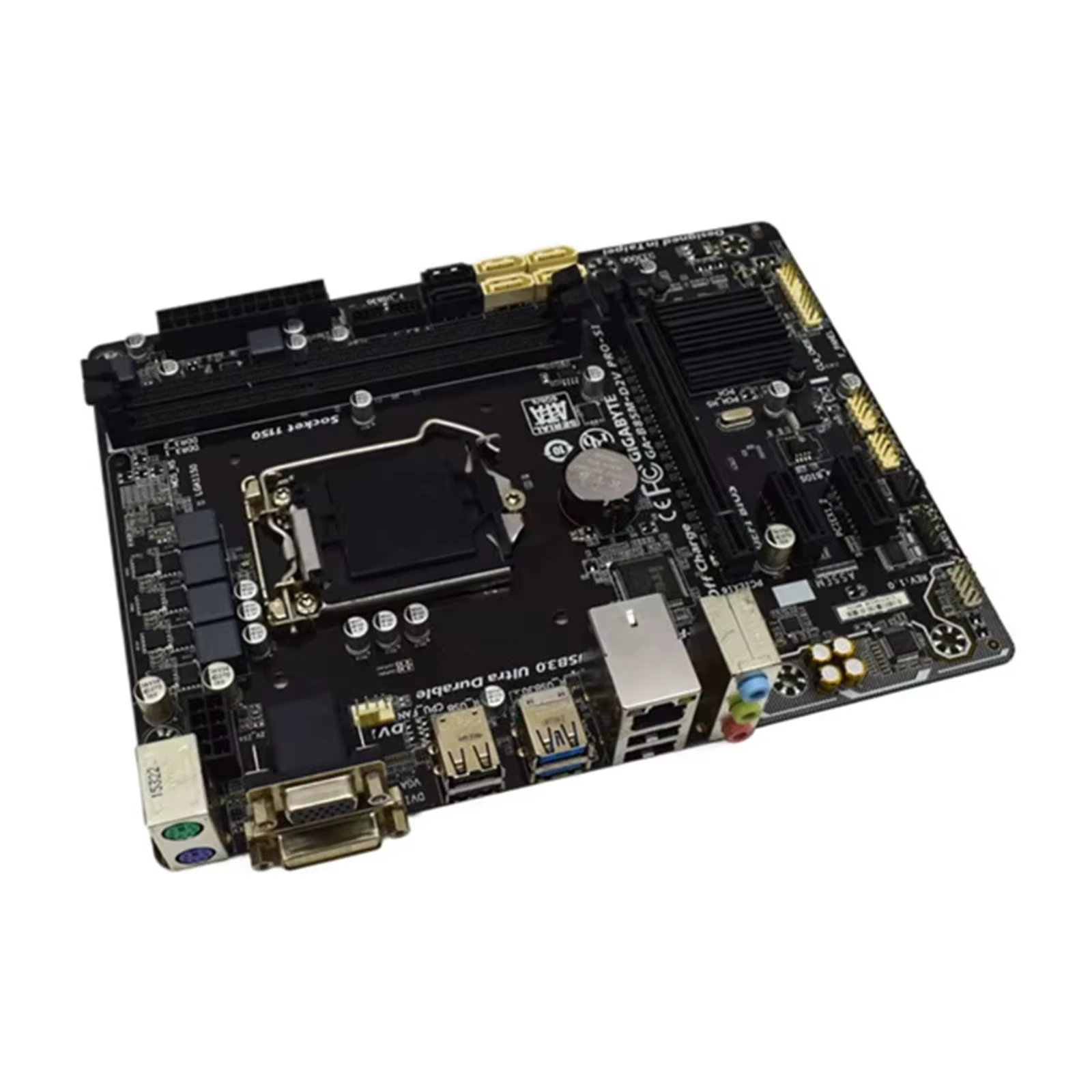 Carte mère Gigabyte GA-B85M-D2V PRO-SI LGA 1150 Intel B85 compatible avec les processeurs i7-4790 4770T 4570 4130