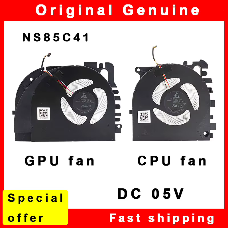 Nouveau refroidisseur de ventilateur de refroidissement CPU GPU pour ordinateur portable HP Zbook Fury 15 17 G7 G8 NS85C41 20J26 20J27 20J25 M20097-001 M17046-001